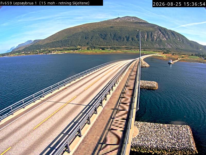 Lepsøybrua, retning Skjeltene