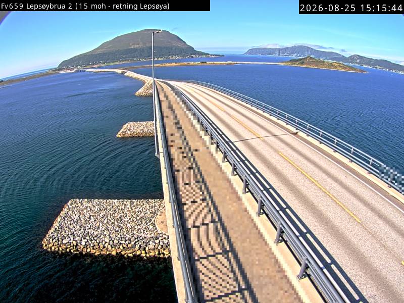 Lepsøybrua, retning Lepsøy