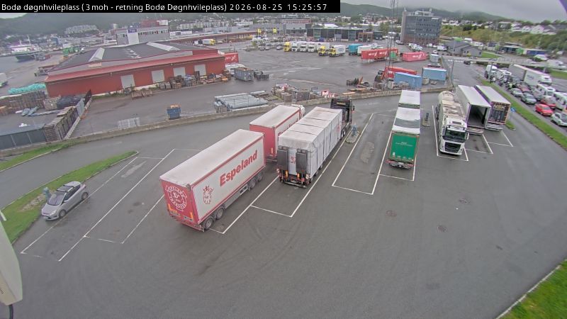 Bodø døgnhvileplass, retning Bodø Døgnhvileplass