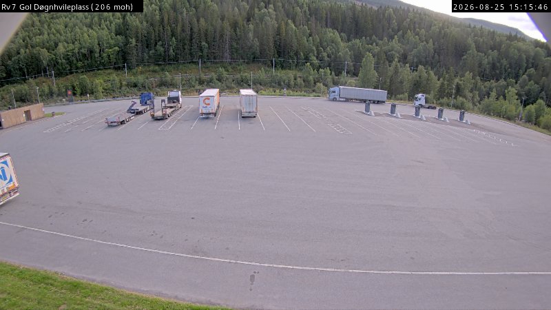 Gol døgnhvileplass, retning Gol