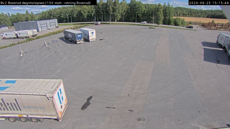 Roverud døgnhvileplass, retning Roverud