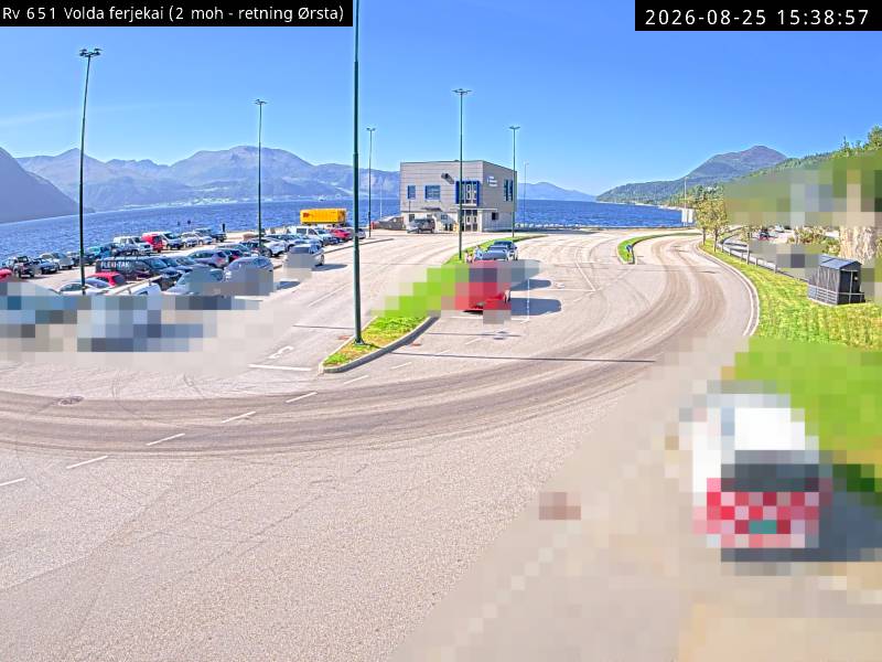 Volda ferjekai, retning Mot Ørsta