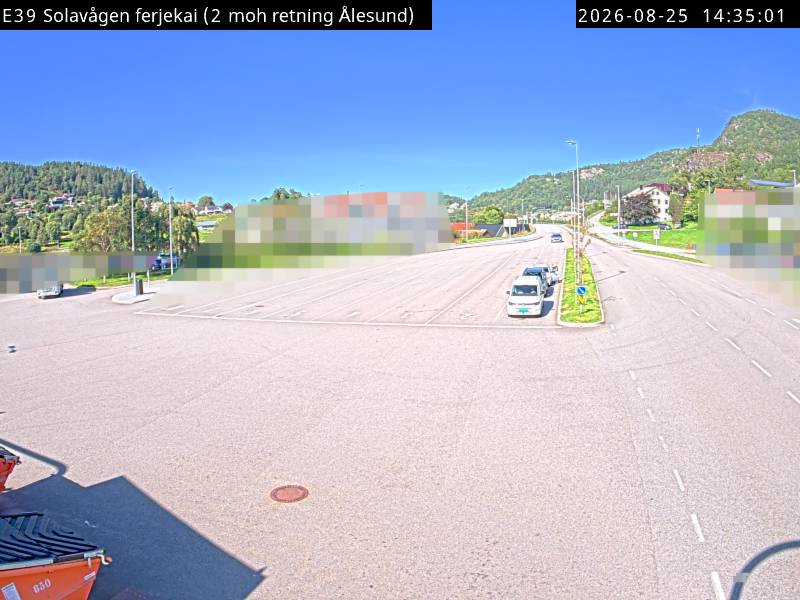 Solavågen ferjekai, retning Mot Ålesund