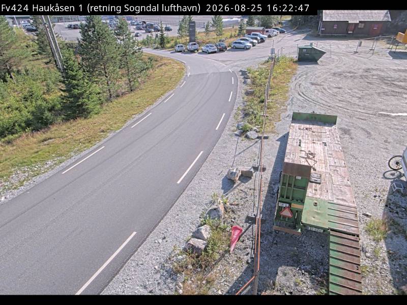 Haukåsen, retning Sogndal lufthavn