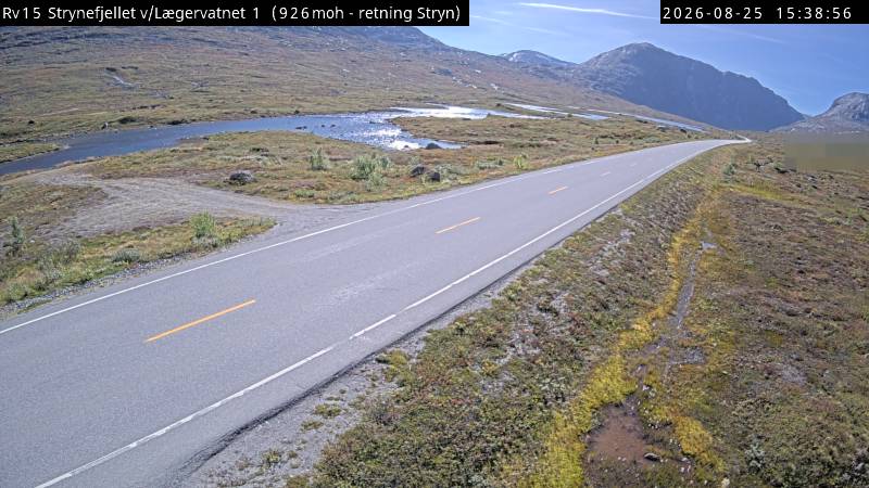 Strynefjellet Lægervatnet, retning Stryn