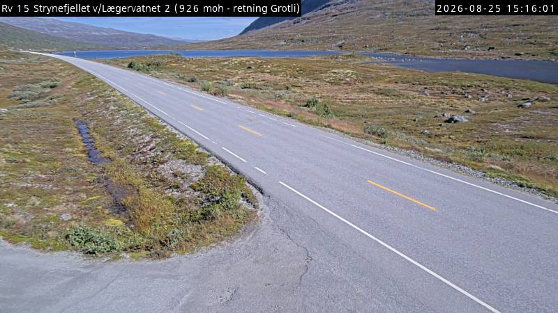 Strynefjellet Lægervatnet, retning Grotli