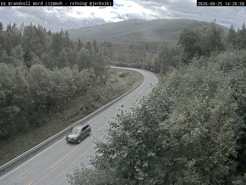Brandvoll nord, retning Bjerkvik