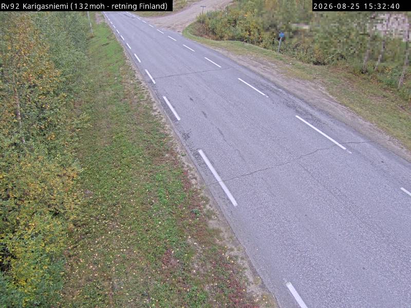 Karigasniemi, retning Finland