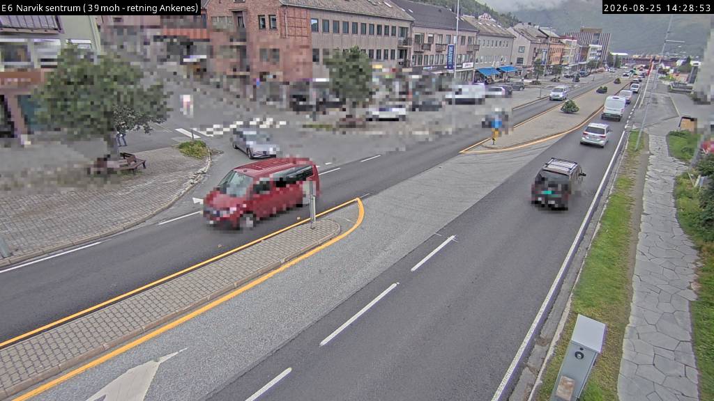 Narvik sentrum, retning Ankenes