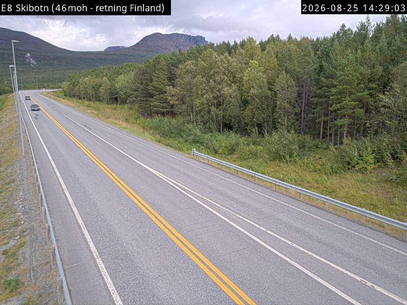 Skibotn, retning Finland