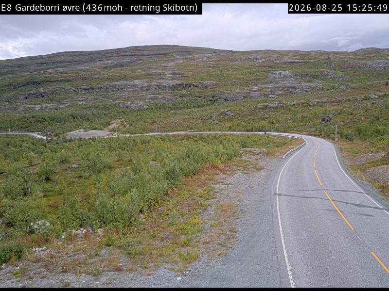 Gardeborri øvre, retning Skibotn