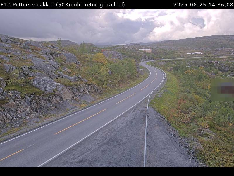 Pettersenbakken, retning Trældal