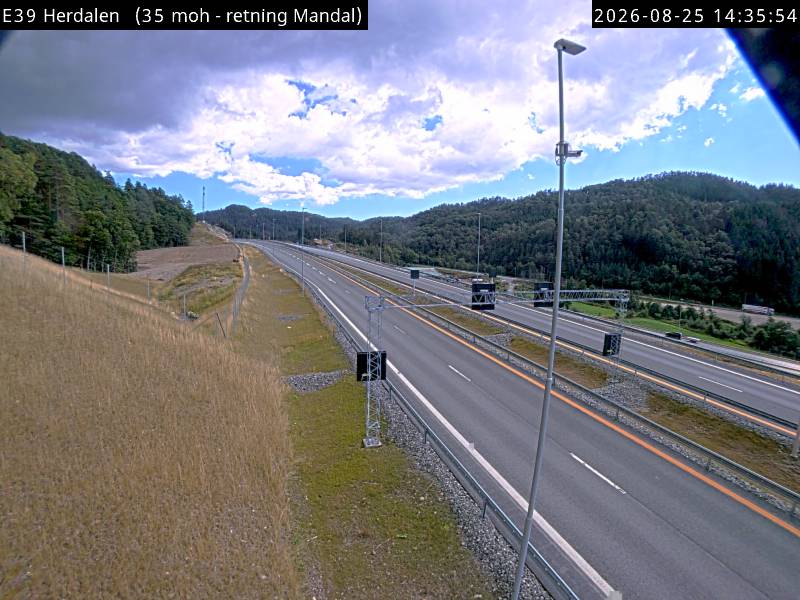Herdalen, retning Mandal