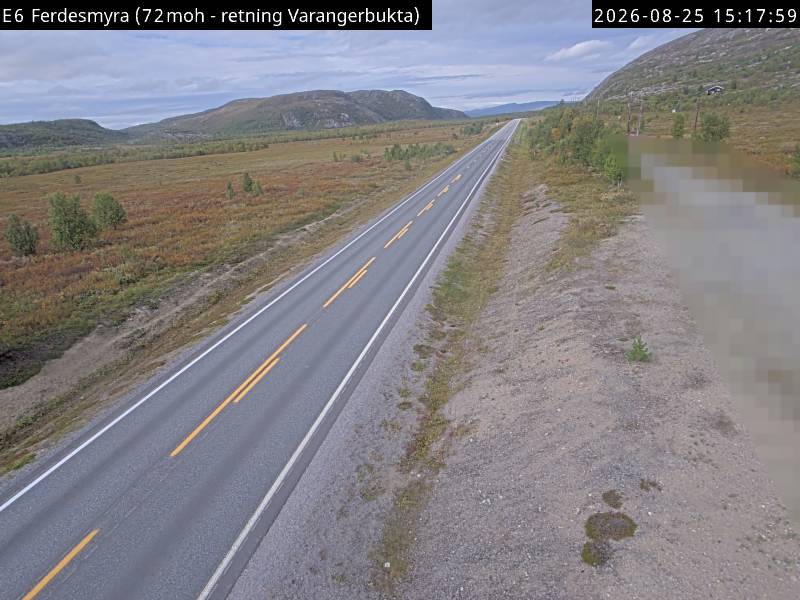 Ferdesmyra, retning Varangerbotn