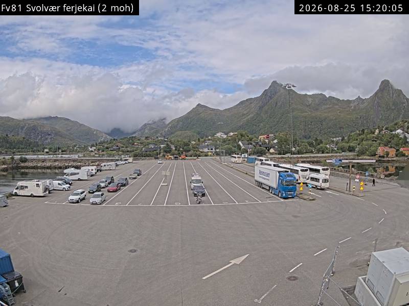 Svolvær ferjekai, retning ferjekaien