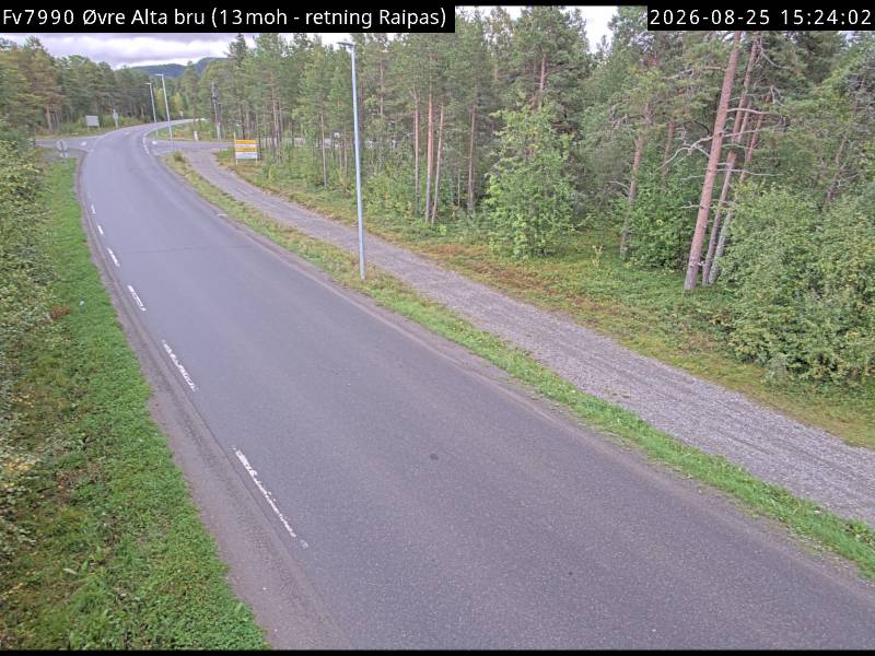 Øvre Alta Bru 2, retning Mot Alta elva