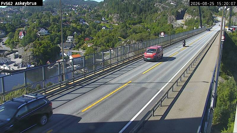Askøybrua, retning Bergen