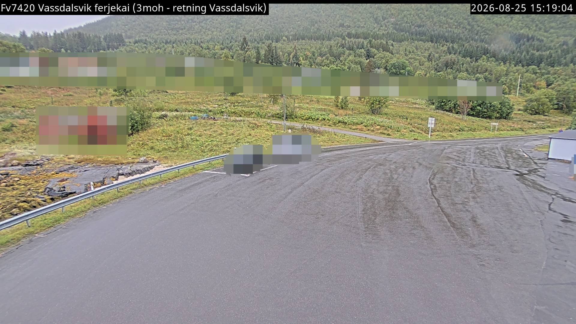 Vassdalsvik ferjekai, retning Vassdalsvik